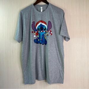 Rustic United Merry Stitchmas Graphic Christmas Holiday Short Sleeve T-Shirt 2XL